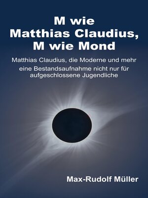 cover image of M wie Matthias Claudius, M wie Mond